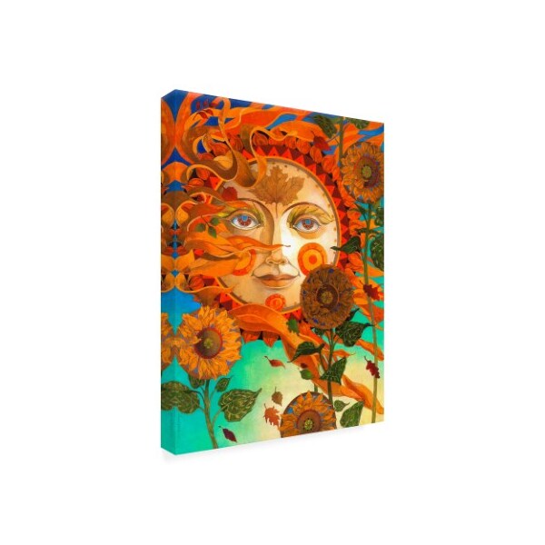 David Galchutt 'Autumn Sun And Sunflowers' Canvas Art,14x19